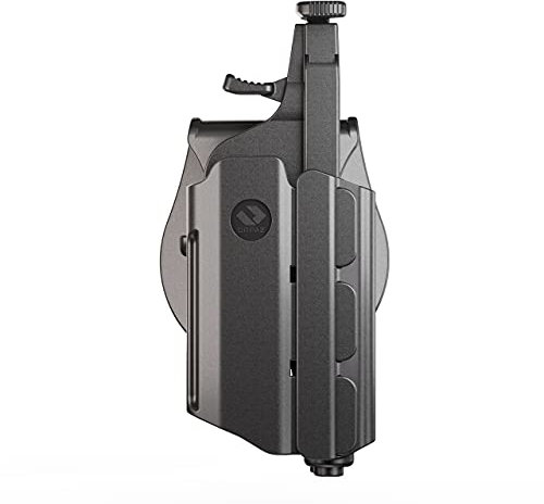 Orpaz T40 Light-Bearing Holster – Universal OWB Tactical Holster, Level 2 & Level 3 Security, Compatible w/Most Pistol Lights, Optics-Ready, Adjustable, Fits Most Pistols