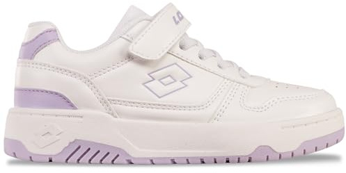 Lotto Sneaker Unisex per Bambini, Lilla Bianca, 28 EU