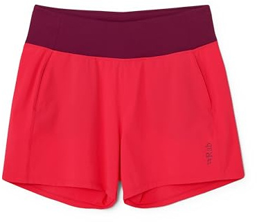Rab Pantalones cortos Momentum para mujer, Sandía, XS