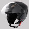 VEVOR Motorradhelm Motocross-Helme 3/4 Gesicht Größe XL, Helme aus ABS mit Bluetooth-Kommunikation & Wechselglas, ECE-geprüfter bequemer Motocross-Helm, für Jugendliche & Erwachsene schwarz