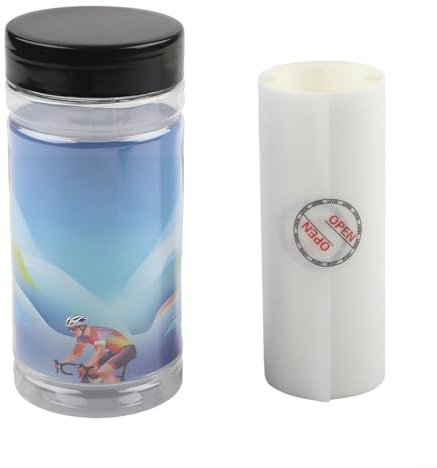 Cinta protectora para cuadro de bicicleta, 200 x 10 cm, película transparente para proteger el marco de la bicicleta de arañazos, con herramientas de aplicación (mate)
