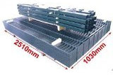 25 m Matte recinzione Set 1030 mm a doppia asta 7016/6005