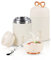 Dreamhigh® Thermobehälter für Essen 550 ml, Edelstahl Thermobecher Essen mit faltbaren Löffel, Warmhaltebehälter Auslaufsicher, 10 Stunden Heiß, 12 Stunden Kalt, Speißen, Suppe, Brei, Joghurt (Weiß)