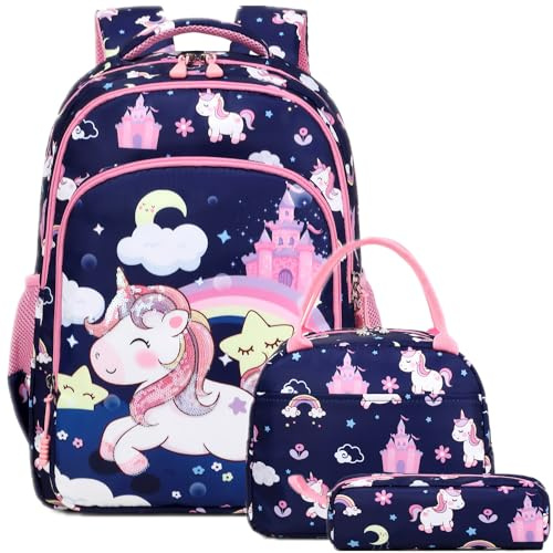 Jumpopack Sac Enfant Sac à Dos Fille Scolaire Sac A Dos Ecole Cartable Fille CM1 CM2 Sac à Dos Enfant CP Sac à Dos Enfant Ecole