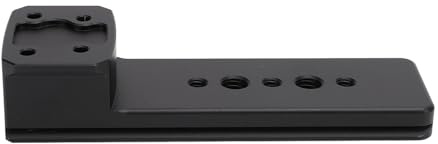 Piede di Ricambio per Collare per Obiettivo, Base per Anello di Montaggio per Treppiede per Piede di Ricambio con 38 Mm per Supporto Arca Foro per Vite da 1/4 3/8 Pollici per