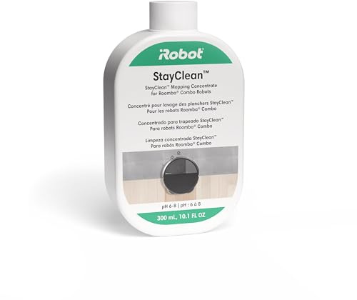 iRobot – Pièce de rechange d’origine – Concentré de nettoyage StayClean™ 300ml pour sols durs iRobot® pour les robots Roomba® 405/505 / 705 & 706