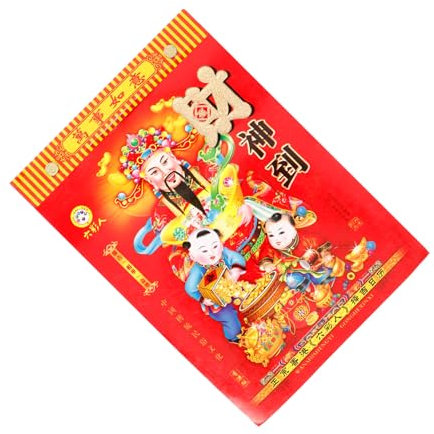 DIKACA hängender Kalenderanhänger Mond- Kalender zum Aufhängen Kalender für die Wand Kalenderwand Party chinesischer traditioneller Kalender Mondkalender an der Wand kalender Papier