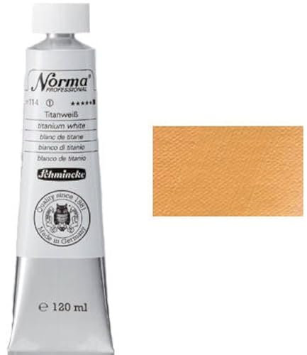 Schmincke – Norma® Professional - feinste Künstler-Ölfarben, Neapelgelb dunkel - 120 ml