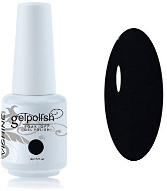 Vishine 8ml Gelpolish Manicure Salon UV LED Soak Off Gel Nail Polish Varnish Color Dark Blue #1350