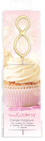 ScrapCooking - Cierge magique XXL chiffre 8 - Catégorie F1-4818