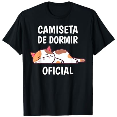 Camiseta de Dormir Oficial Divertido El Gato Hombres Mujeres Camiseta