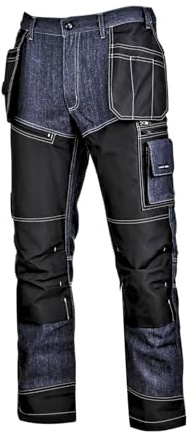Andromeda Lahti PRO Herren Pantalones De Jeans Azules Con Refuerzos, XL, Ce, Sicherheitssets Für Die Arbeit, Bunt, Einheitsgröße EU