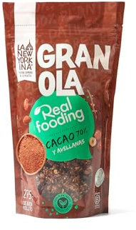 La Newyorkina Granola Real Fooding Con Cacao 70%, Avellanas y Pasta de Dátil