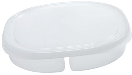 Fafeicy Contenitore di Stoccaggio degli Alimenti, Scatola di Preparazione del Pasto Frigorifero a 4 Griglie