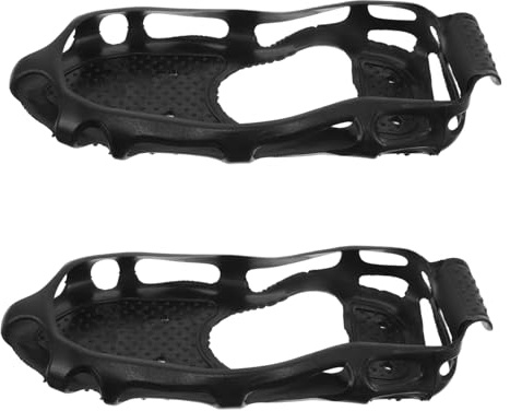 MUELODSIC Crampons de Randonnée Anti-dérapants Dents Matériau Tep pour Neige Glace Spikes et Durables pour Chaussures Adultes Adaptés Glace Randonnée et Alpinisme