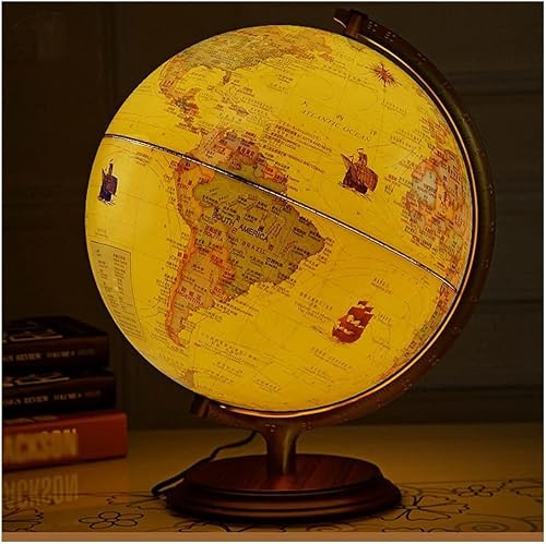 Glob, Träbas Upplyst klot 12(25cm Light)