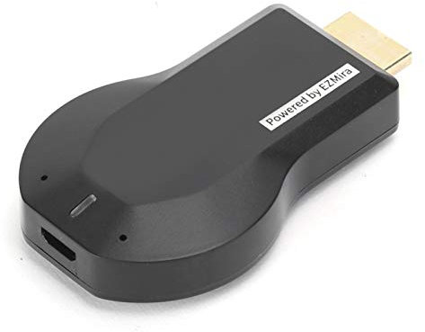 ASHATA Adattatore di Visualizzazione WiFi Wireless Ricevitore Dongle WiFi M2 Plus, Ricevitore WiFi Wireless HDMI 2.4G Supporto Apparecchiatura di Visualizzazione Uscita 1080P, Plug And Play