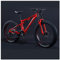 NENGGE Mountainbike Fatbike 24 Zoll Mountainbike, 7/21/24/27/30 Gang-Schaltung Erwachsene Fette Reifen Fahrrad, Rahmen Kohlenstoffstahl, Herren Damen Vollfederung Bike,Rot,21 Speed