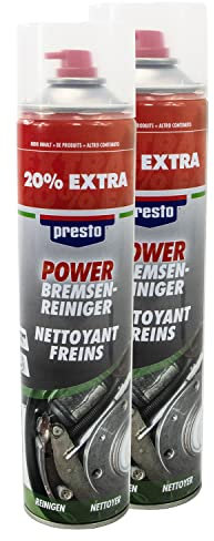 Bremsenreiniger Power Teilereiniger Spray Presto 307287 2 X 600 ml