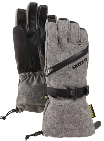 Burton Kids' Vent Snowboard & Ski Waterproof Gloves (Gray Heather, Small)