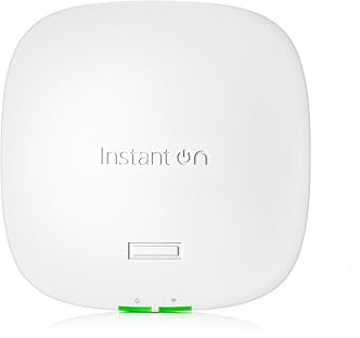 HPE Networking Instant On Access Point AP32 2x2 WiFi 6E Indoor Wireless Access Point | Secure, Tri-Band, Future Ready | Power Source Not Included | US Model (S1T22A)