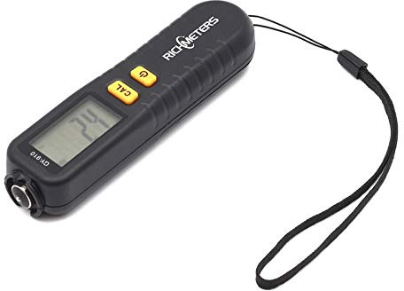 Industrial Thickness Gauge GY910 Digital Coating Thickness Gauge 1 Micron/0-1300 Car Paint Film Thickness Tester Meter Measuring FE/NFE Metal Gauge Thickness Tool