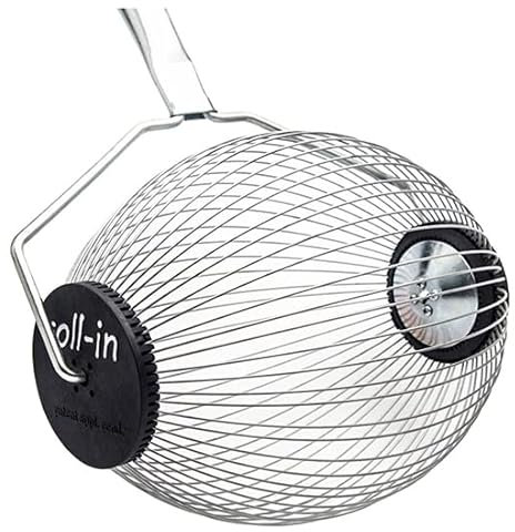 Orework - Recoge frutas roll-in grande, recoge objetos de 30 mm. recoger manzanas, naranjas, limones, pelotas de tenis y otros objetos de tamaño similar. fácil vaciado (Mango no incluido)