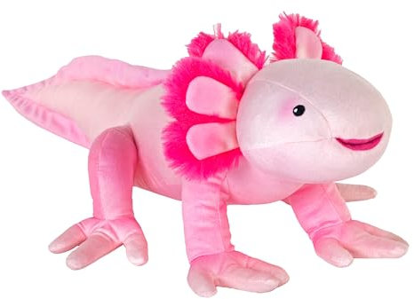 Wild Republic Cuddlekins Eco Axolotl, Plüschtier, 30 cm, Plüschspielzeug, umweltfreundlich