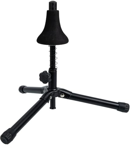 DEARMAMY Soporte Trípode para Trompeta Profesional Exhibidor Estable para Trompeta y Fliscorno Base Plegable para Almacenamiento y Exhibición Casa o Tienda
