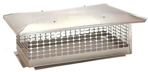 The Forever Cap CCSC2349 23 x 49-Inch Multi Flue Stainless Steel Crown Mount Chimney Cap, 1-Pack