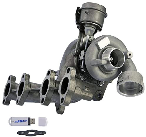 ATEC Germany 1x Turbocompressore, Compatibile con AUDI A3, SEAT ALTEA, LEON, TOLEDO, SKODA OCTAVIA 2, VW CADDY, GOLF PLUS 5, GOLF 5 (1K1), JETTA, PASSAT B6, TOURAN (1T1. 1T2)