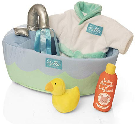 Manhattan Toy Stella Collection Soft Bath Playset with Accessories for 12 and 15 Soft Dolls