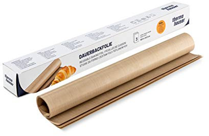 Thermohauser - Dauerbackfolien 3er Set - 60 x 40 cm - Wiederverwendbare Backfolie - Einfache Reinigung, 8300055714