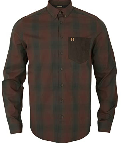 Akkan Shirt | Jagdhemd | Kariertes Flanellhemd für Jäger | Professionelle Jagdbekleidung für Herren | hochwertig & bügelfrei | Jagd Zubehör | Karohemd | Skandinavische Qualität |Größe XXL