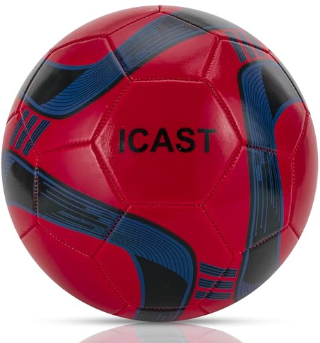 ICAST Lightweight Football Ball for Kids | Size 5 Football 270 Gr. Ideal for Indoor/Outdoor Game, Exciting Gift for Your Superstar