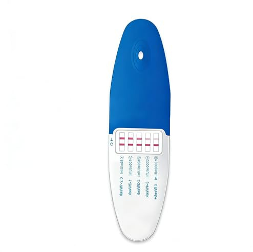 2 Tests de Grossesse, Détection Précoce avec Indicateur de Semaines, Résultat Rapide en, Facile à Utiliser, Domicile pour femmes