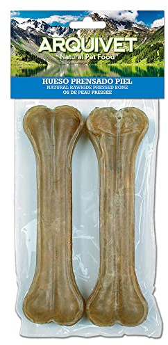 Arquivet Huesito prensado Piel - 80 gr, 20 cm (Paquete de 2)