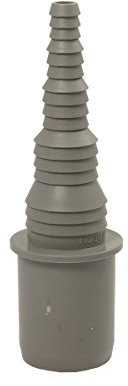 Raccord droit Airfit DN 32 pour flexible - Diamètre : 8 à 25 mm - Gris