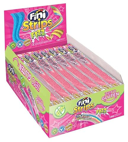 Fini - Strips Fragola Strisce Frizzanti gr.8x150