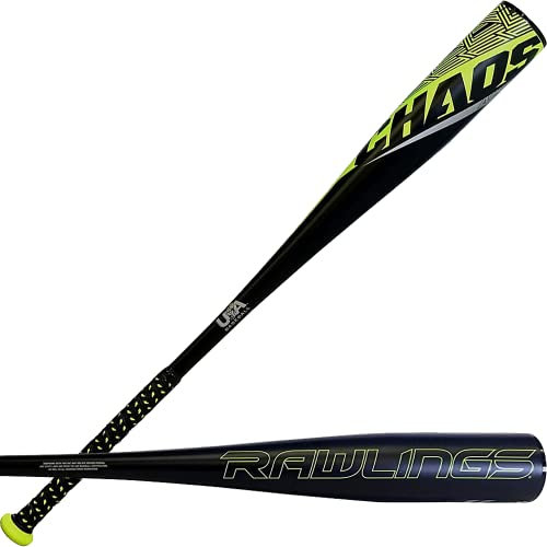 Rawlings 2021 Exclusive Chaos USA Youth Baseball Bat Series, 30 inch (-11) Green, Black, White USAC11-30