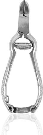 Casalfe Alicate pedicura acero inoxidable - Con muelle de doble pletina que proporciona un corte seguro y preciso