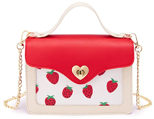 KALIDI Little Girls Handbags Girls Purse Mini Crossbody Bags Kids Handbag | Heart Shaped Lock Shoulder Bag Gifts for Girls Children Toddler Teenage Birthday Presents
