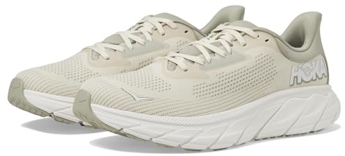 HOKA Men's Arahi 7 Sneaker, Oat Milk/Barley, 11 Wide