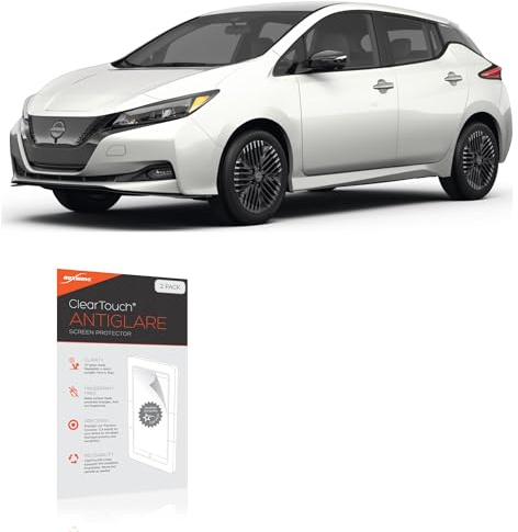 BoxWave Screen Protector Compatible with Nissan 2024 Leaf Dashboard Display (7 in) - ClearTouch Anti-Glare (2-Pack), Anti-Fingerprint Matte Film Skin
