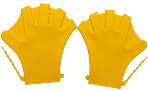 Ericetion 1 Pair Child Aquatic Gloves Webbed Fitness Water Resistance Training Gloves Surfing Diving Hand Wear Swimming Webbed Gloves