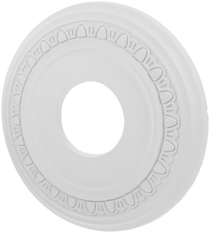 OSALADI Medallón De Techo De Relieve Placa De Luz De Techo Para Baño o Cocina Placa De Cubierta De Lámpara De Araña De Iluminación