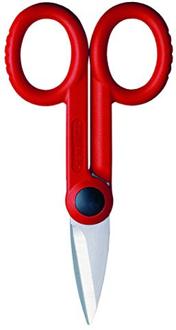Intercable 16013 - Tijera de hojalatero, Pequeño, Rojo