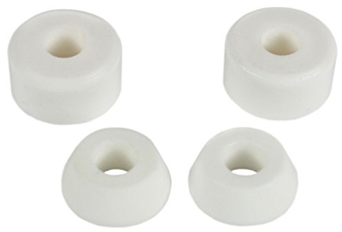 Skateboard Longboard Truck Replacement Bushings 4-Pack (for 2 Trucks) - Many Colors and Durometers (95A White)