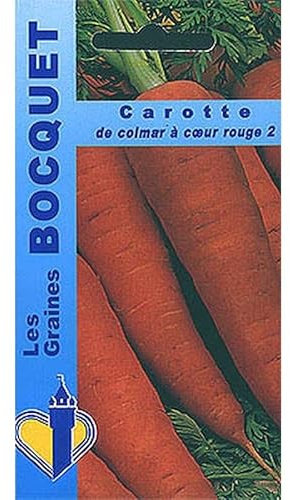 Sachet de graines de Carotte de Colmar à cœur rouge-2-7 g - légume racine - LES GRAINES BOCQUET