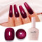Imtiti Glitzer UV Nagellack, Kirsche Rot Schillernder Glitter Gel Polish, Diamant Schimmer Maniküre Kit 10ML